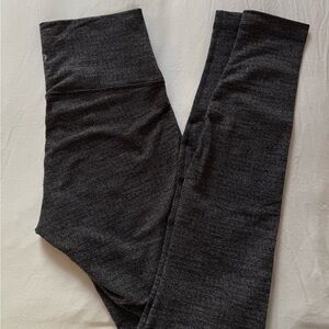 Lululemon Leggings Heather Black/Grey Warm